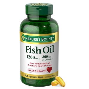 Nature's Bounty Fish Oil 1200mg 200 Softgels
