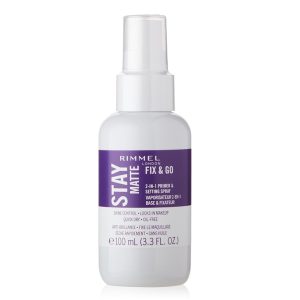 Rimmel London Stay Matte Fix & Go Primer & Setting Spray - 100ml